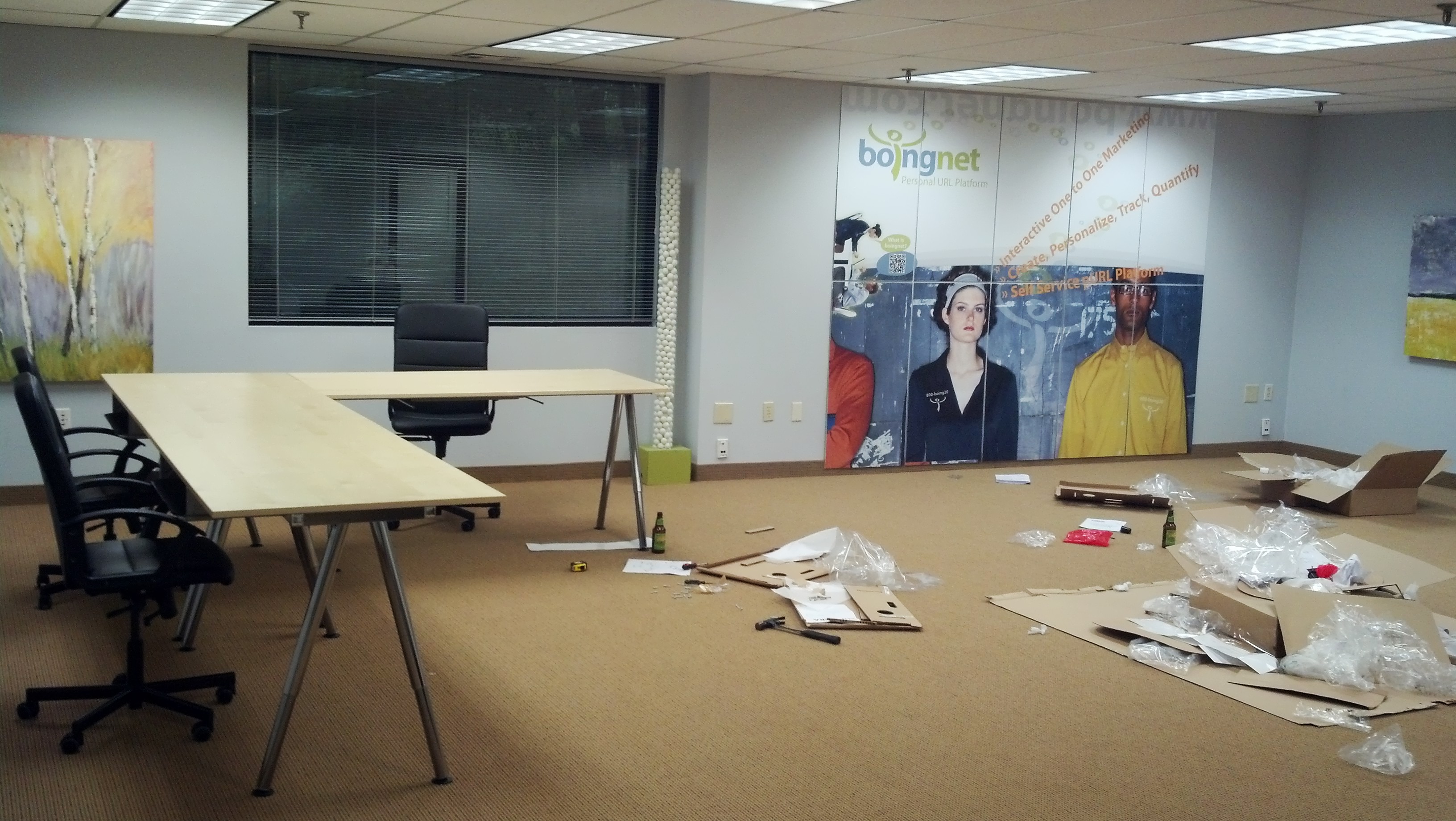 The Boingnet office buildout – it’s coming together