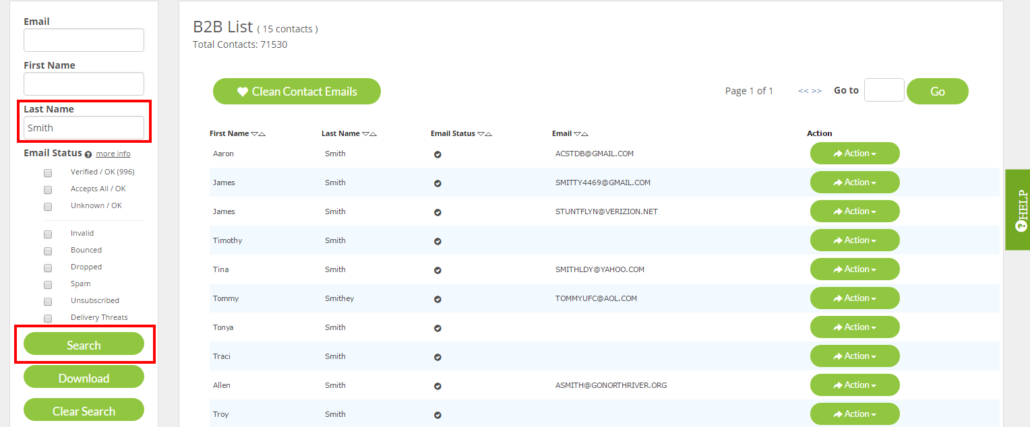 how do i edit my email contact list