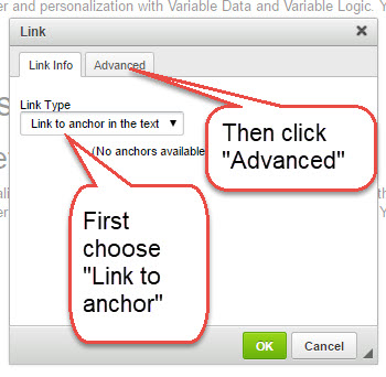 How To Add Anchor Links - Advanced